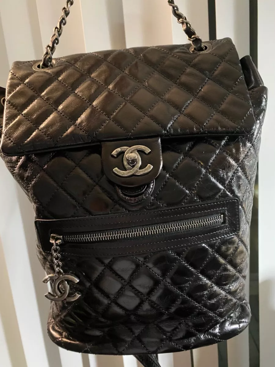 Chanel QUILTED GLAZED CALFSKIN LARGESALZBURG MOUNTAIN BACKPACK