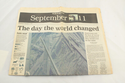 September 11, 2002 issue of The Herald Palladium Newspaper (9/11/2001 ...