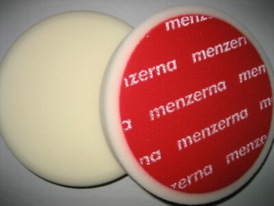 6x Menzerna polishing compounds 150mm weiß soft foam