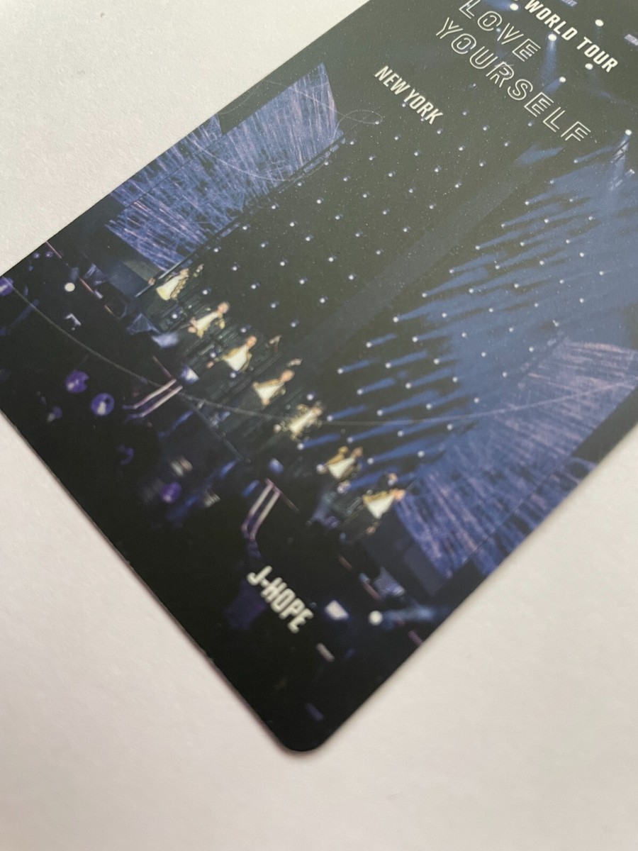 BTS J-HOPE Love Yourself New York official Photocard Blu-ray photo