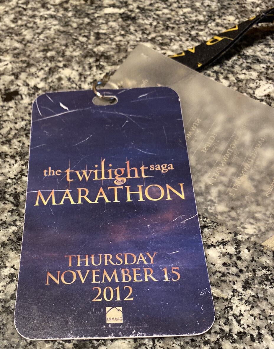The Twilight Saga Marathon Collectors Lanyard 2012