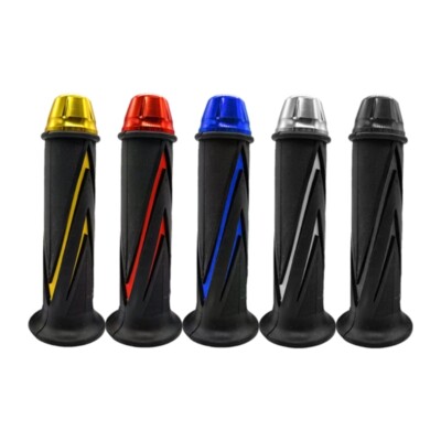 Antislip Rubber Hand Grips for Motorcycles and ATVs All Terrain Adventures 2pcs