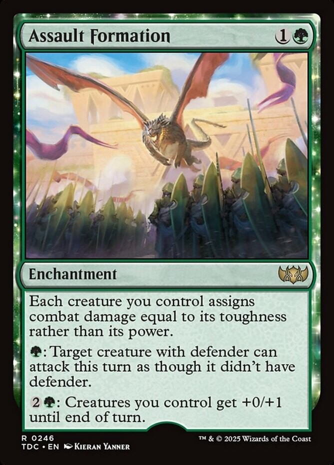x1 Assault Formation R MTG Commander: Tarkir: Dragonstorm M/NM, English