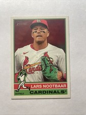 2025 Topps Heritage High Number Lars Nootbaar #724 Flipped Bat Variation SSP