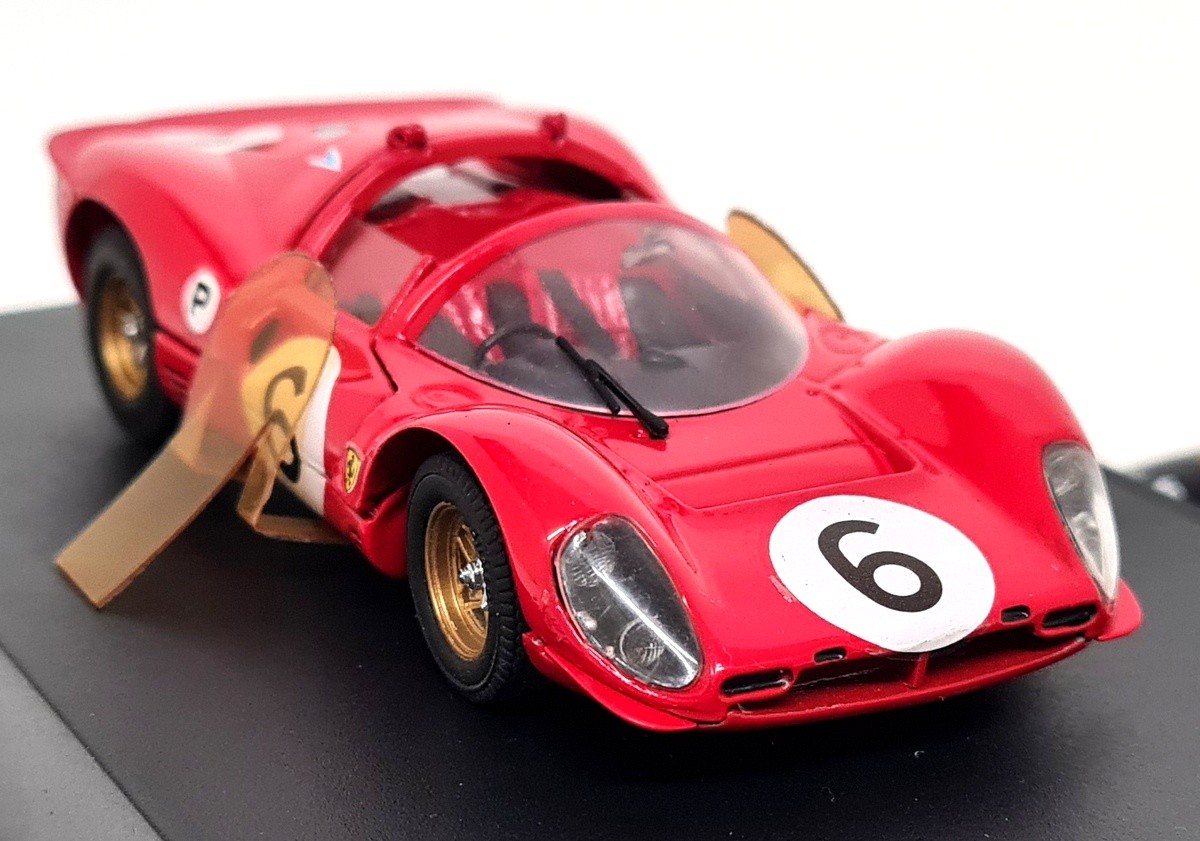 Revell 1/43 Ferrari P4 Spyder #6 Red Diecast Scale Model Car