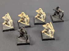 Warhammer Fantasy - 6X Goblin Archers - Orcs and Goblins - Needs some TLC - WFB