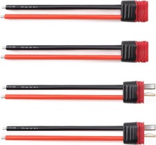 2 Pairs T-Plug Male Female Connectors for RC Lipo Battery