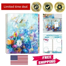 2026 Planner with Colorful Tabs: Organize Your  with Style and Functionality