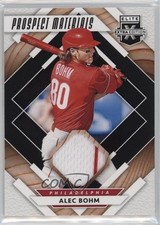 2020 Panini Elite Extra Edition Prospect Materials Black Alec Bohm #PM-AB 06z2
