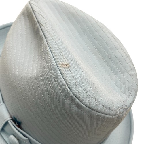 Vintage Cavanagh Cloth Canvas Blue Fedora Hat New York Men's Size 7 1/4 1960s - Picture 8 of 18