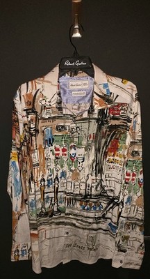 Rare Robert Graham LeRoy Neiman ''Dublin Bar'' 2XL- Classic Fit