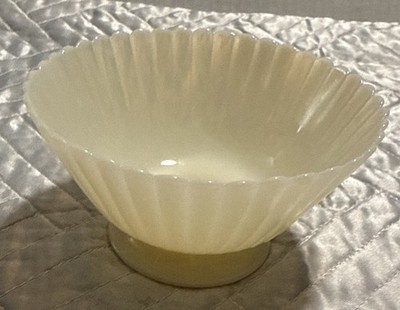 298 MacbethEvansスープボウル Petalware2p Petalware Monax Macbeth Evans Opalescent Milk Glass Sherbet Bowl