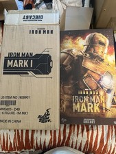 Hot Toys Iron Man Mark I 1:6 Die-cast Action Figure Boxed MMS605-D40 MMP V.2