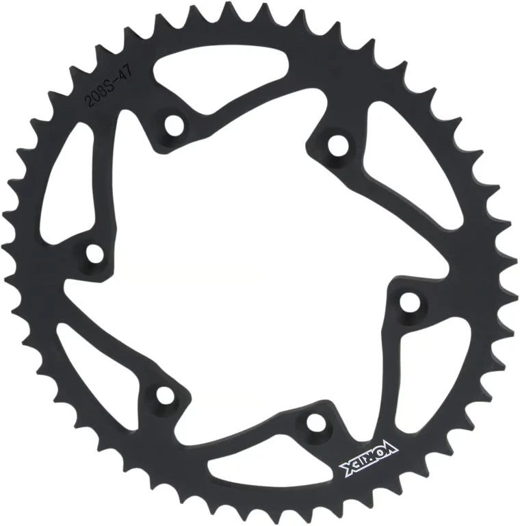 Piñón trasero Vortex - 208S-47 MX 47 dientes 520 acero negro 208S-47 1210-0578 Foto 2 de 4