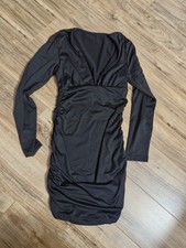 Ladies Black Maternity Dress UK 10