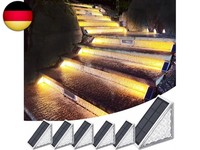 Solarlampen FüR AußEn, 6 StüCk Solar Treppe Lampe, Solar Treppenbeleuchtung Tr