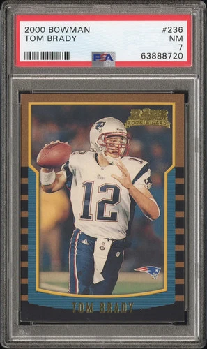 2000 Bowman Tom Brady RC #236 PSA 7