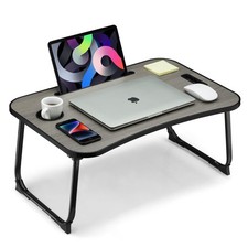 Foldable Lap Desk, Laptop Bed Desk, Portable Lap Table, Laptop Bed Table with...