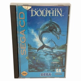 Ecco The Dolphin (Sega CD, 1992) CIB Complete w/ Manual + Reg Card Tested