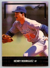 1991 Leaf Henry Rodriguez Gold Rookies   BC8