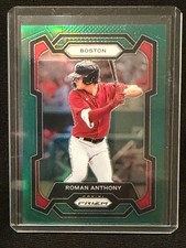 Roman Anthony 2024 Prizm Green Prizm Parallel #49 - Boston Red Sox