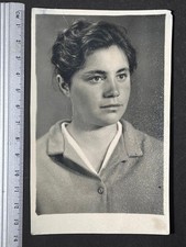 Vintage Soviet Portrait – Pretty Young Woman, Charming & Attractive Photo