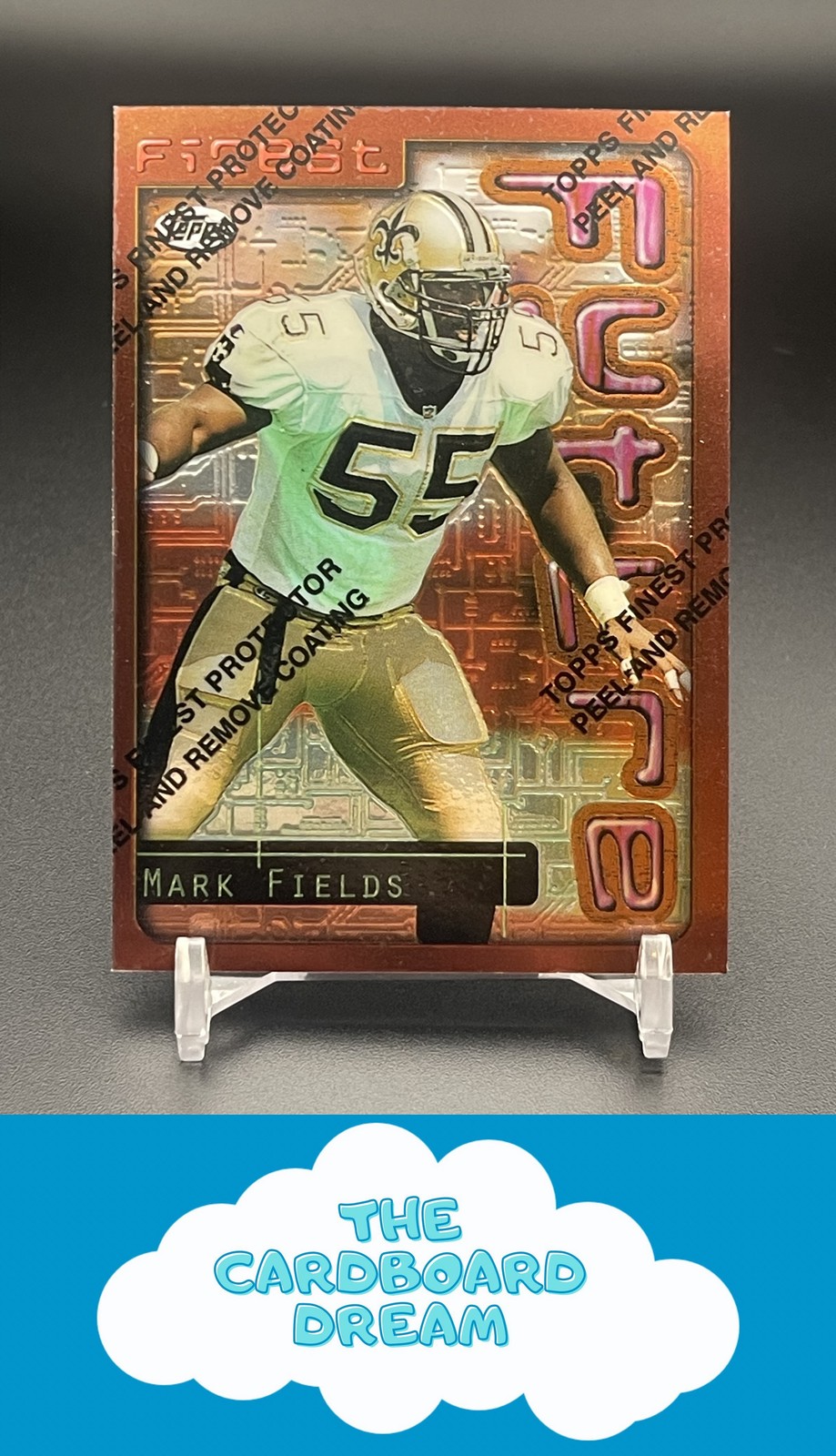 Mark Fields 1996 Finest #93 New Orleans Saints