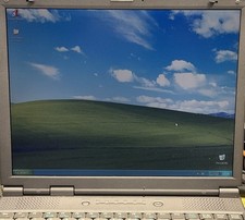 Retro Vintage Targa Visionary 1300WS Laptop AMD Athlon 4 1.2GHz 512mb RAM Win XP