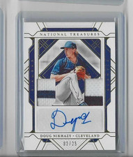 2022 Panini National Treasures Diamond Single Doug Nikhazy auto jersey  2/25!