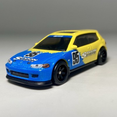 Honda Civic EG Spoon 2023 Hot Wheels Premium Car Culture Modern