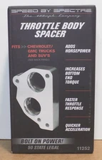Throttle Body Spacer Spectre Chevy GMC 1500 2500 3500 S10 S15 4.3L 5.0L 5.7L NEW