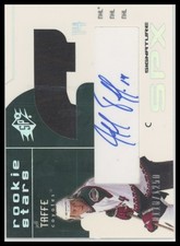2002-03 SPx Jeff Taffe Rookie RC Rookie RPA Auto #/1250