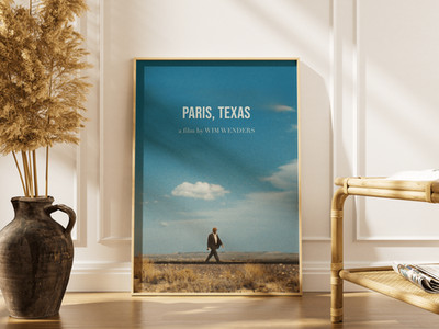 Paris Texas Poster 30x40 Wim Wenders Filmplakat Film Wandbild