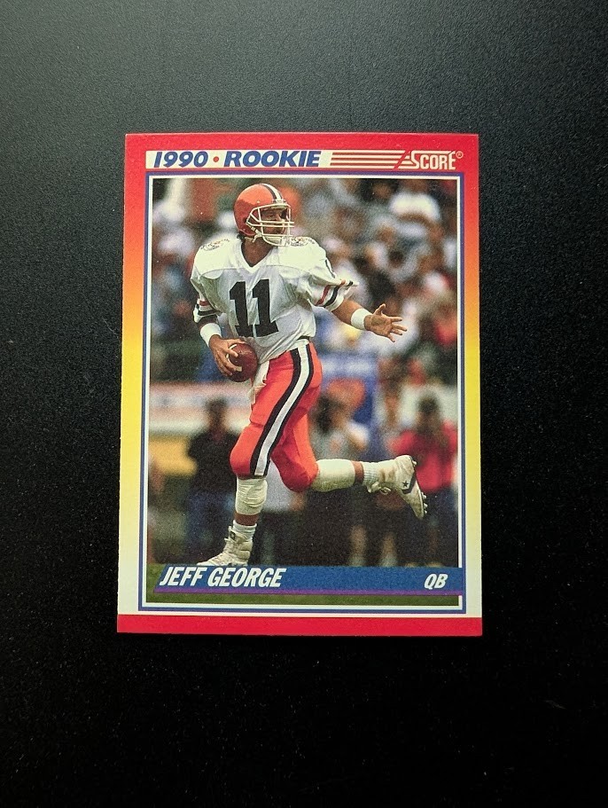 1990 Score - Rookie & Traded (Supplemental) #78T Jeff George (RC)