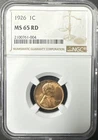 1926 - LINCOLN WHEAT BACK PENNY -- NGC MS65 RD