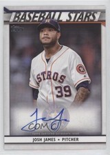 2020 Topps Baseball Stars Josh James #BSA-JJ Auto uk2