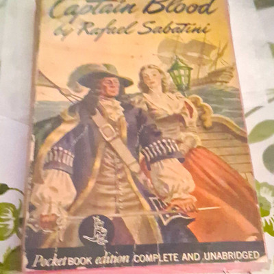 Pocket Books Captain Blood Rafael Sabatini Paperback Pocketbook Ed Unabridged