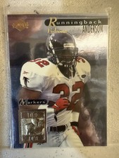 1998 Collector's Edge Supreme Season Review - Markers Jamal Anderson #1