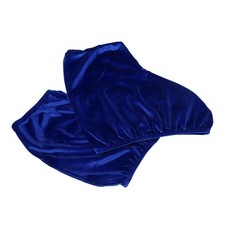 1 Pair Wear Resistant Polyester Ice Skate Boot Covers for Protective Use