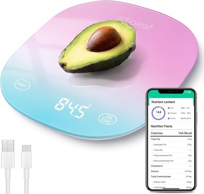  Electronic Kitchen Scale Rechargeable Digital Weighing 