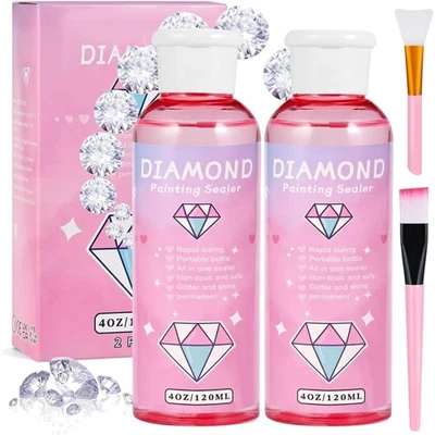 Diamond Painting Versiegelung 240ml  transparent Schutz - Bild 1 von 4