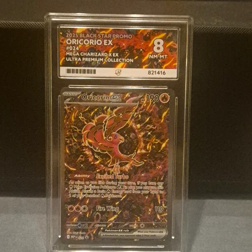 Pokémon 2025 English Oricorio ex 024 Black Star Promo Holo Ace 8