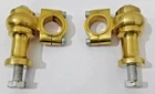 Fits Universal Motorcycle 1" Handlebar Risers Clamp 2" Rise Brass