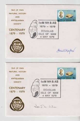 Isle of Man Natural History Society 1979  x 2 FDC`  sealed . note slight toning