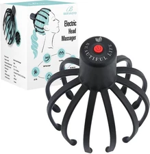 Head Massager Scalp Electric with 3 Modes, 360 Degree Head Massager