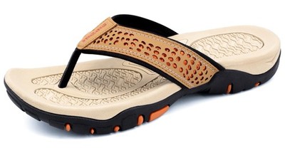 Herren Zehentrenner Flip Flops Outdoor Sport Strand Sandalen Sommer Hausschuh...