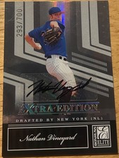 2007 Donruss Elite Extra Edition NATHAN VINEYARD #124 🔥 Mets RC Autograph  /700