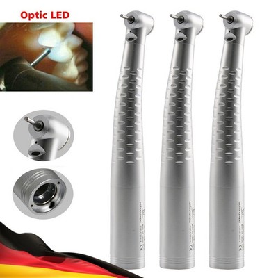 3 Dental Handstück Fiber Optic LED Turbine mit Licht für KAV Multiflex Kupplung