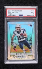 2012 Panini Prizm Silver Prizm Wes Welker #117 PSA 9 MINT ne4