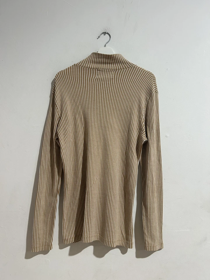 RAF SIMIONS FRED PERRY STRIPED TURTLE NECK SIZE 44 PREOWNED - Image 2 of 3
